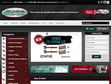 Tablet Screenshot of exhaustdirect.com